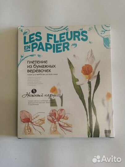 Набор для творчества Нарцисс из бумажных веревочек