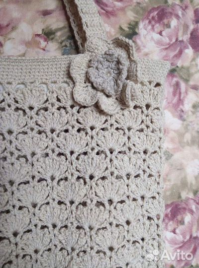Сумка женская летняя вязанная