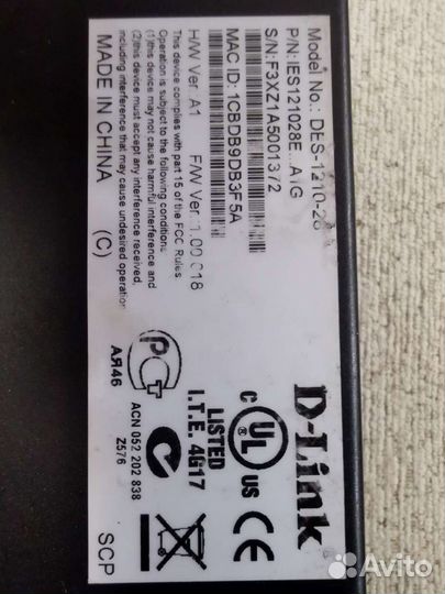 Коммутатор D-Link DES-1210-28