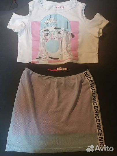 Летний костюм на девочку