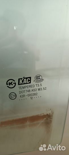 Стекло передней левой двери opel antara 2007-2015