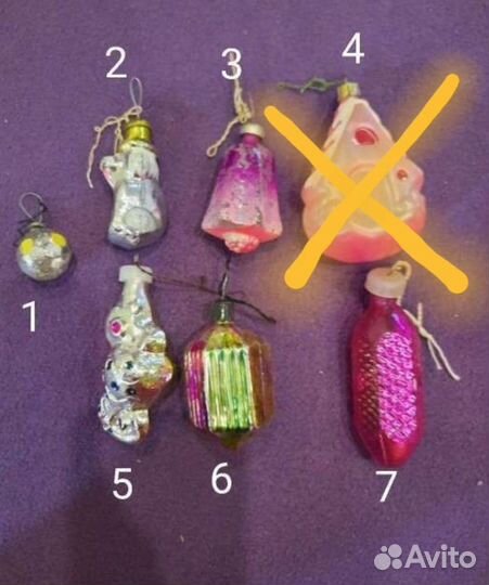 Ёлочные игрушки СССР