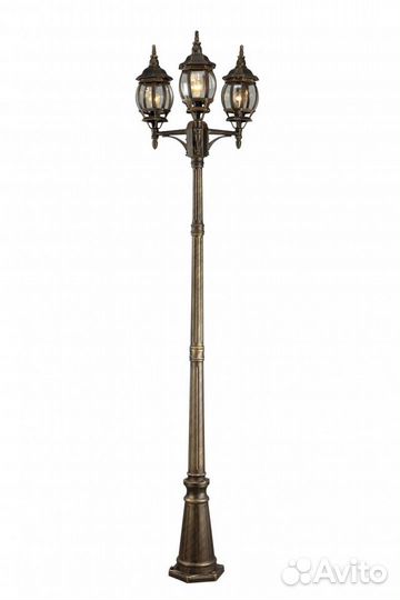 Уличный столб Arte Lamp A1047PA-3BN atlanta