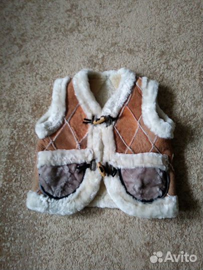 Жилетка детская натуральная