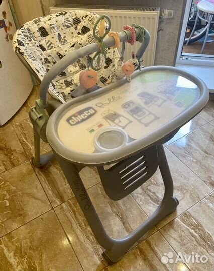 Стульчик для кормления chicco polly magic relax
