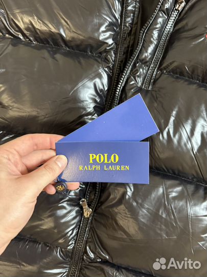 Пуховики Polo Ralph Lauren глянцевые