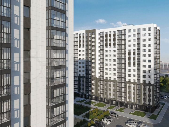 2-к. квартира, 56,5 м², 13/16 эт.