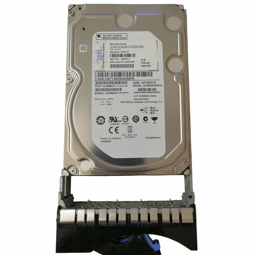 [00rx911] Жесткий Диск Ibm 00rx911 6tb Sas 3,5" Hdd Storwize