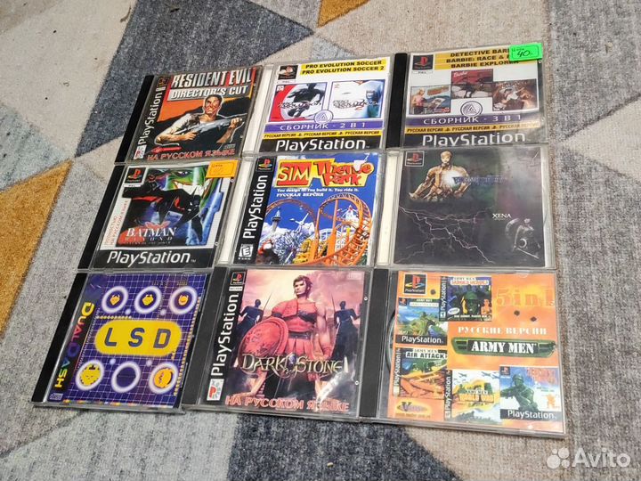 Игры PlayStation One/PS1 25шт