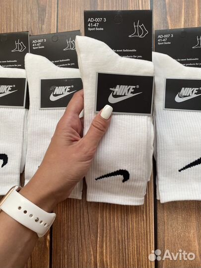 Носки высокие nike 10 пачек