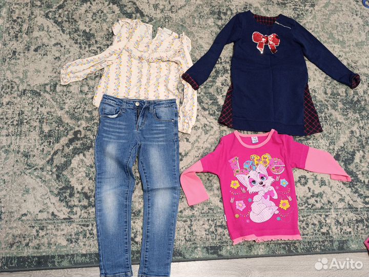 Вещи пакетом на девочку 116-122