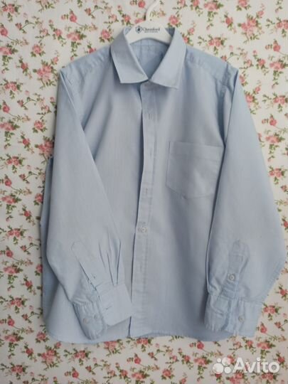 Школьная форма. 152. Рубашки, брюки. Пакетом