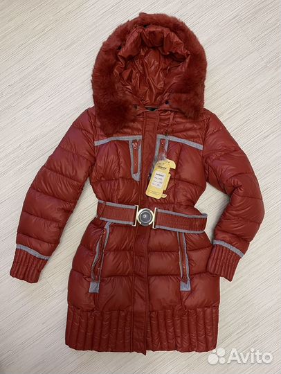 Зимнее пальто для девочки 150
