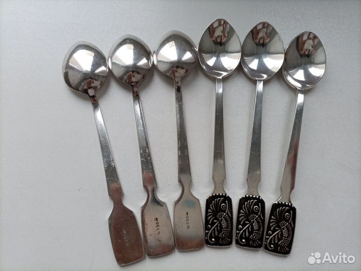 Ложки чайные мельхиоровые, СССР