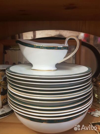 Фарфоровый столовый сервиз 6 персон Zepter Emerald