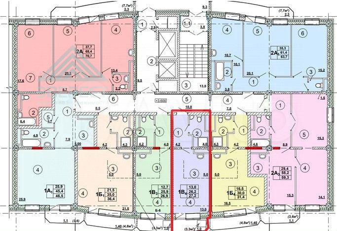 1-к. квартира, 27,2 м², 10/12 эт.