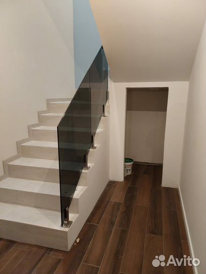 Ограждение из стекла для дома