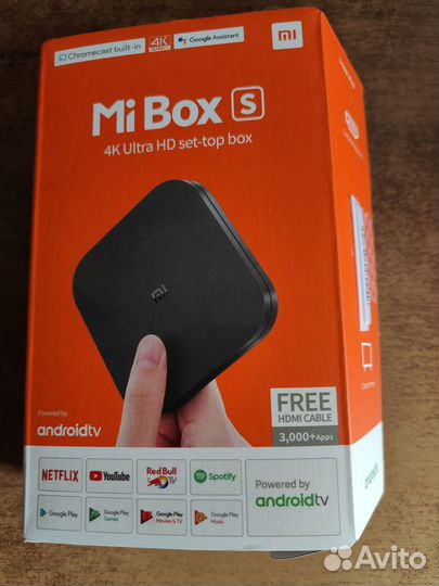SMART tv приставка xiaomi mi box s 4 k ultra hd