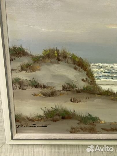 Шикарная Картина «Летят гуси» Холст масло. Герма