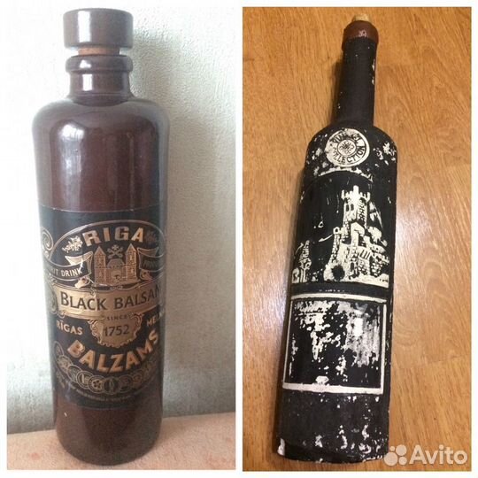 Бутылки для интерьера