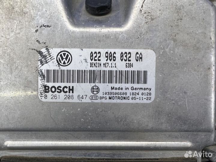 Блок управления двс двигателем эбу Touareg 3.2 BMV