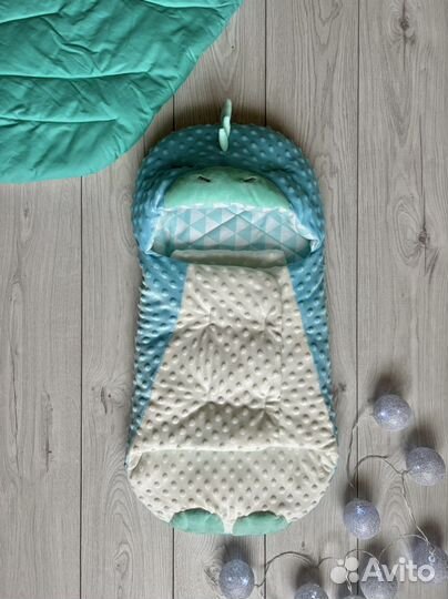 Конверт-кокон на выписку и в коляску «Динозавр»