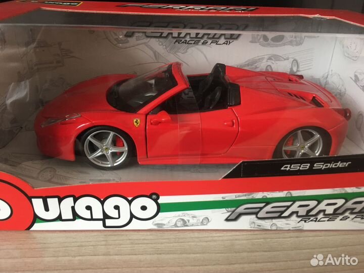 Bburago ferrari porsche maserati sportcars 1:24
