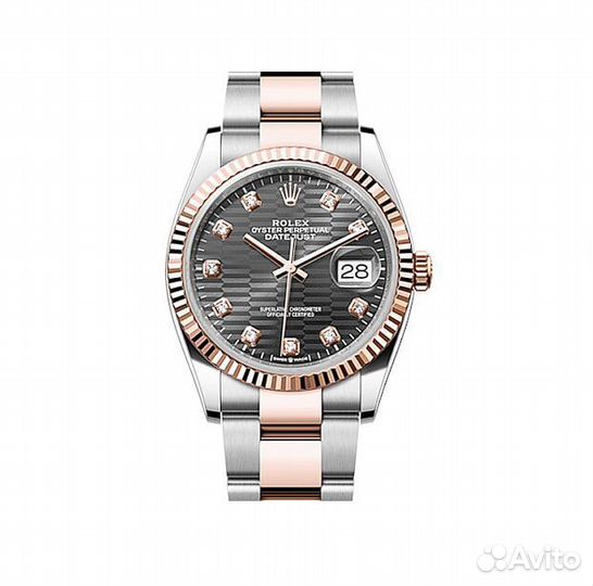 Часы Datejust 36 мм Oystersteel and Everose gold