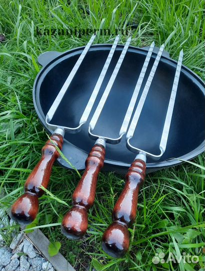 Шампура двойные / Шампур вилка