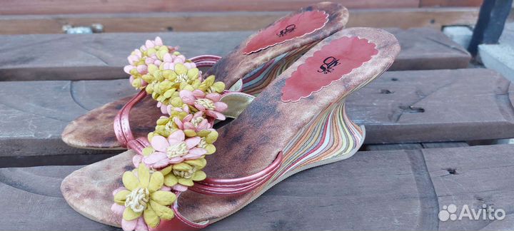 Шлепанцы на платформе, размер 36