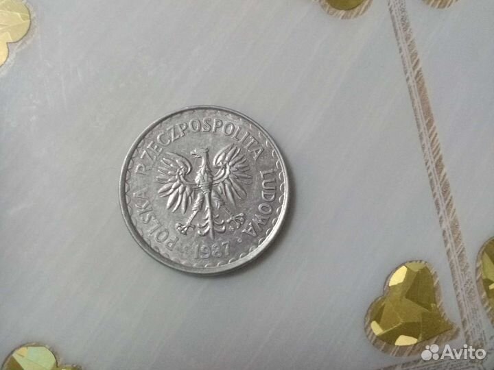 Польская монета 1987 года