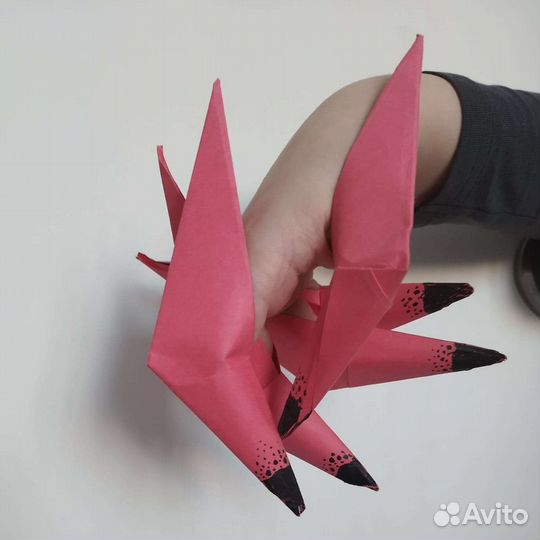 Когти из бумаги на пальцы