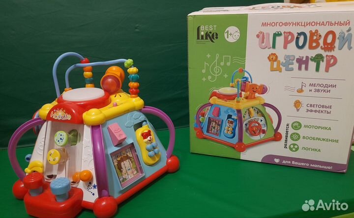 Куб-бизиборд музыкальный