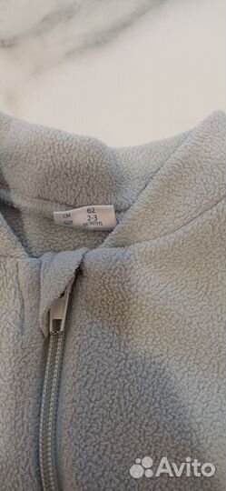 Флисовый комбинезон, слип