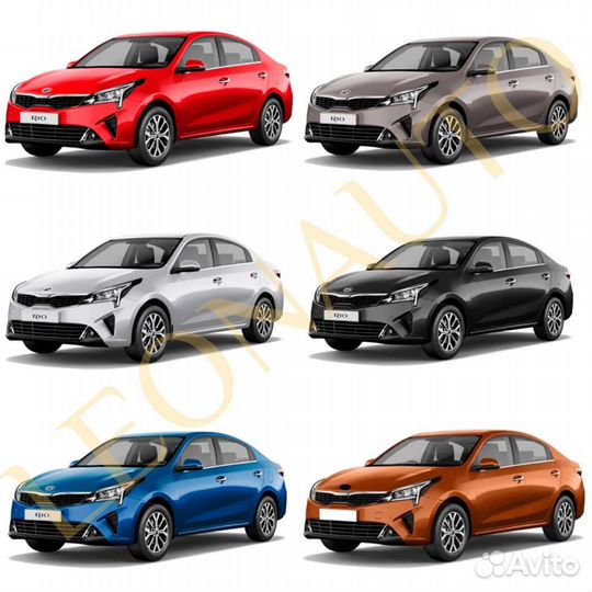 Капот на Kia Rio 4 2017-2023 в цвет