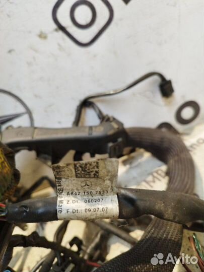 Проводка двигателя om642 Mercedes R-Class W251