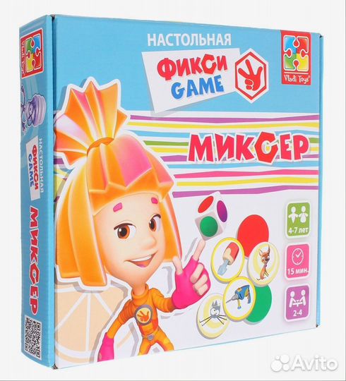 Настольная игра Фиксики Телевизор, Миксер новая