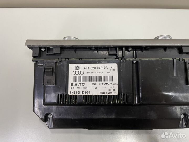 Блок управления климат-контролем Ауди А6 С6