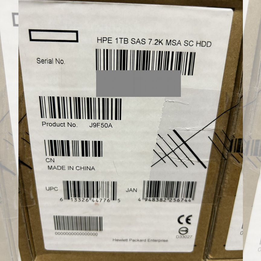 [787652-001] Жесткий Диск Hp 1tb 2.5 J9f50amsa