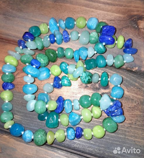 Бусы из натуральных камней