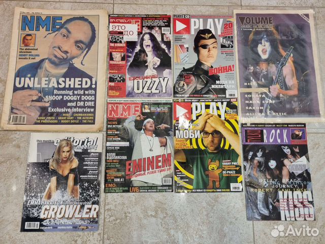 Журналы NME, Loaded, Play, Tylko, Volume