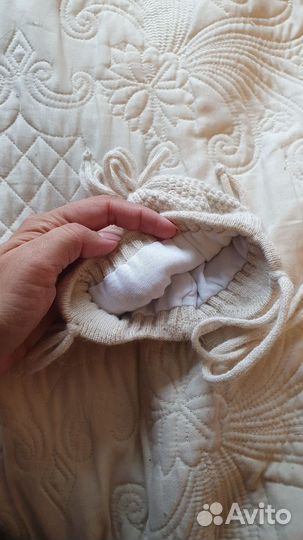 Шапка зимняя для новорожденных