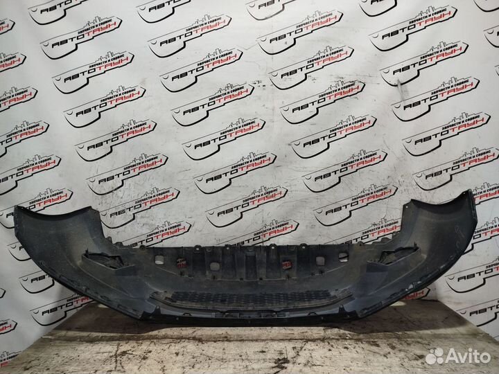 Бампер honda stream RN6 RN7 RN8 RN9 04711SMC000ZZ 2 модель передний черный, NH731P XA5677