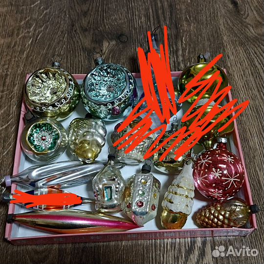 Ёлочные игрушки СССР