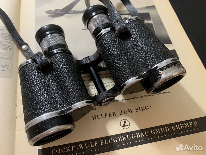 Бинокль ВОВ Германия 1942 год, Leitz 6x30