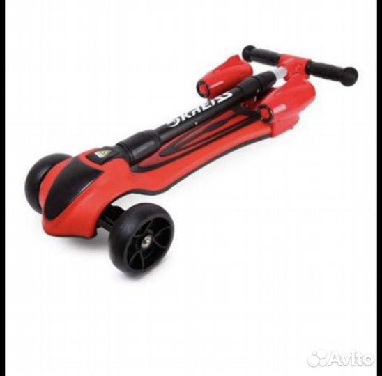 Самокат 3 колесный с паровыми турбинами