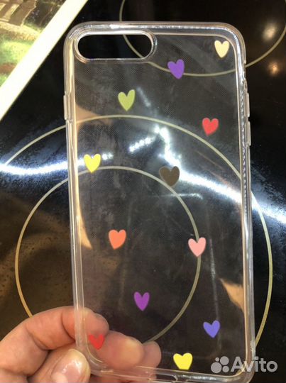 Чехлы для iPhone 7/8 plus, защитное стекло