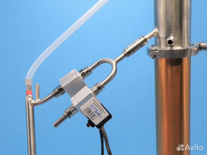 Переходник для установки двух клапанов отбора