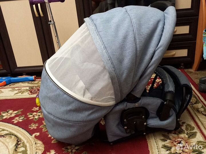 Детские коляски 2 в 1 индиго