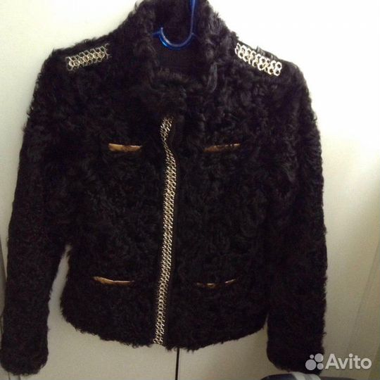 Полушубок женский Acasta из меха козлика р.44